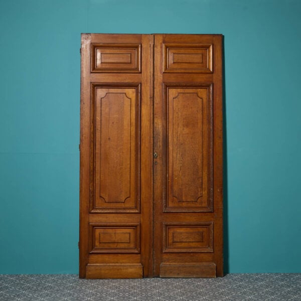 Set of Tall Louis Style French Oak Double Doors