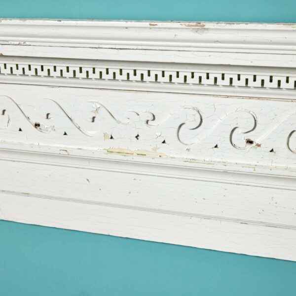 Antique Neoclassical English Pine Fireplace