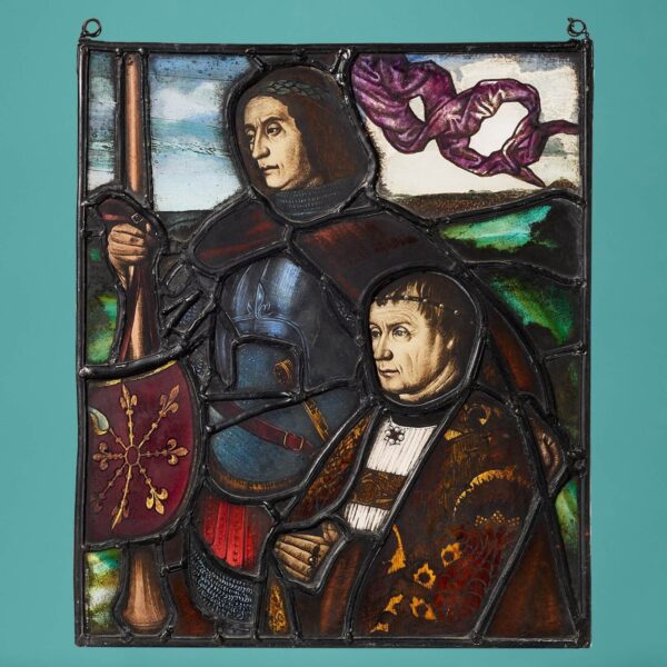 0_33672_copy English Medieval Style Stained Glass Window