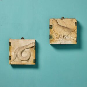 Two Ancient Greek Carved Marble Plaques