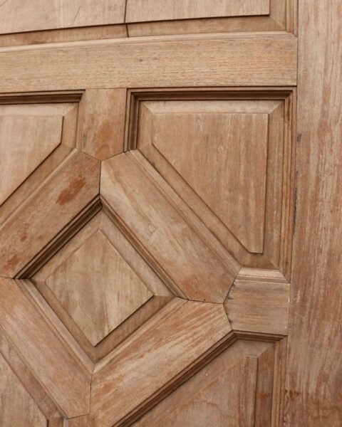 Reclaimed Mahogany Geometric Internal Door