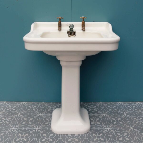 Reclaimed Art Deco Porcher Pedestal Sink