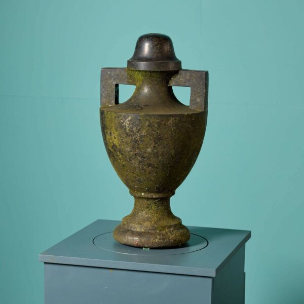 Neoclassical Style Antique Granite Garden Urn