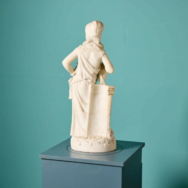 Neoclassical Marble Statue of Rebecca at the Well