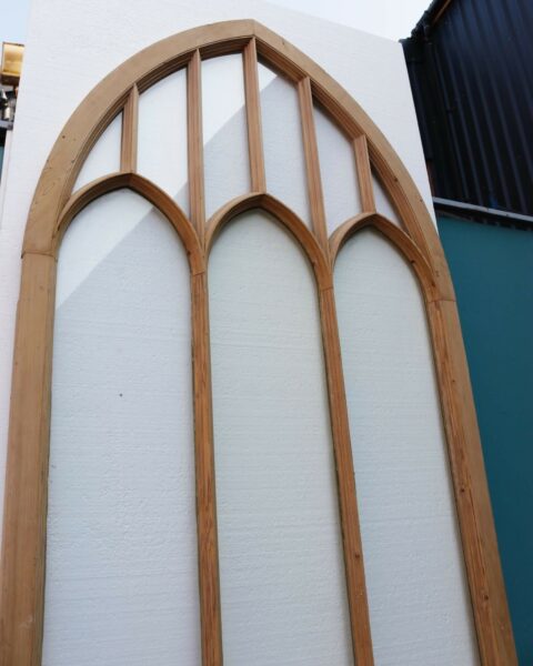 Large Glazed Victorian Arched Door