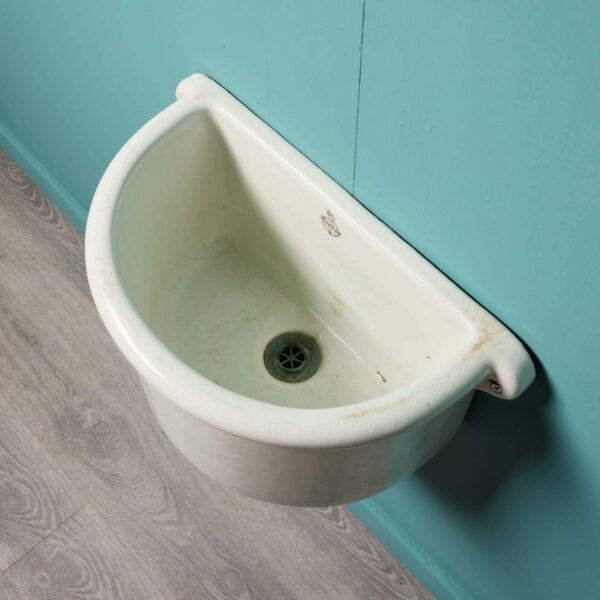 Wall Mounted Semi-Circular Antique Sink by Doulton & Co