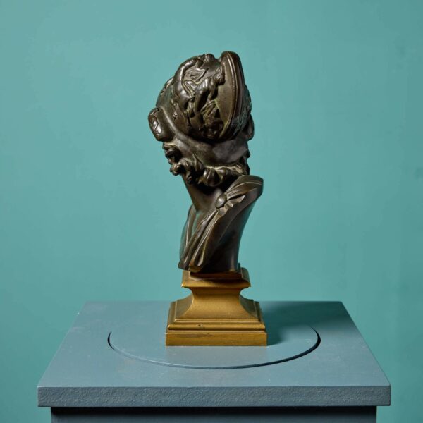 Antique Bronze Bust of Menelaus