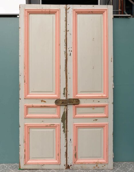 Tall Set of Painted Louis XVI Style Room Dividing Doors