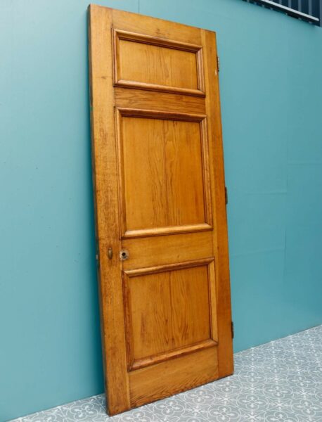 1920s Edwardian Style Oak Door with Frame & Architrave