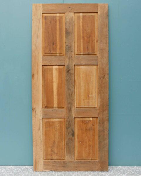 French Six Panel Reclaimed Oak Door