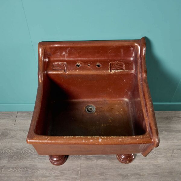 Large Antique Salt Glazed Laundry Sink