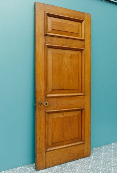 Antique 1920s Oak Door with Frame & Architrave