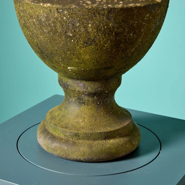 Antique Neoclassical Granite Garden Urn