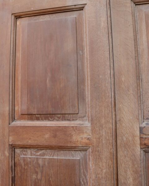 Set of Victorian Oak Double Doors with Frame