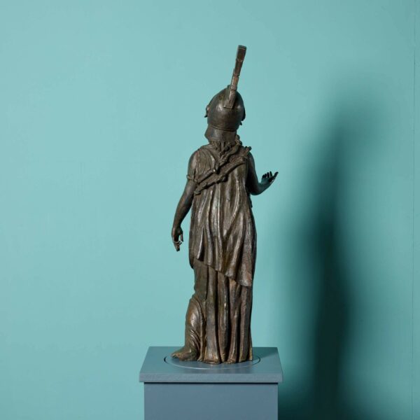 18th Century Antique Bronze Statue of Athena