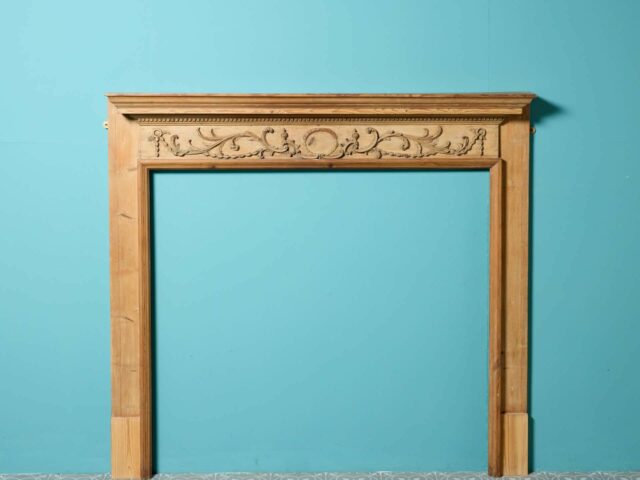 Original Antique Georgian Pine Fire Surround