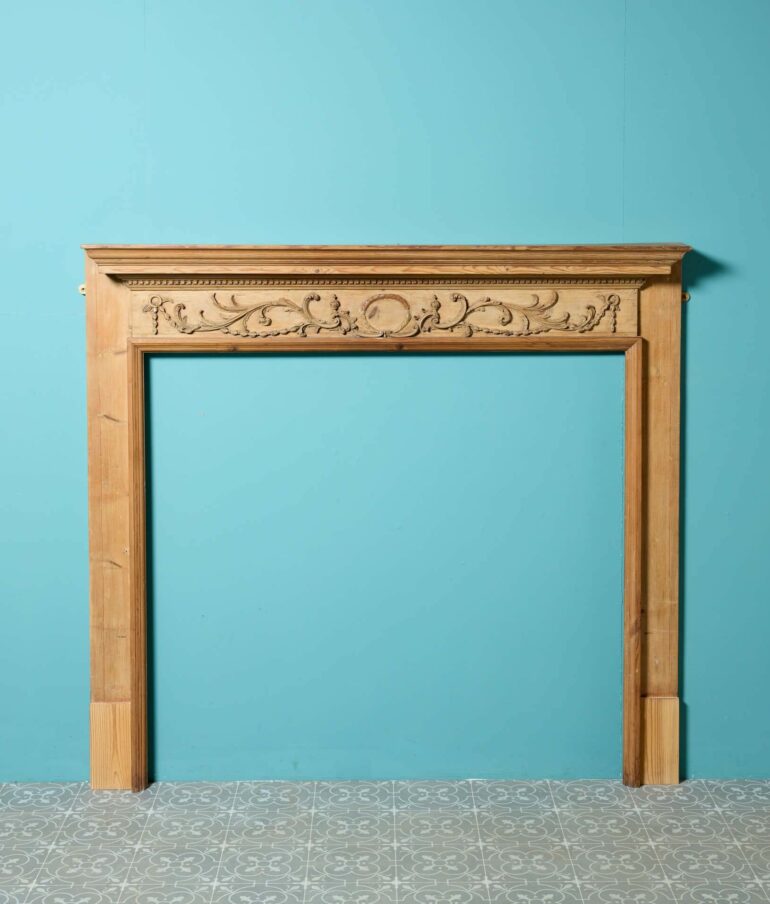 Original Antique Georgian Pine Fire Surround