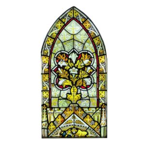 Ecclesiastical Arched Stained Glass Window