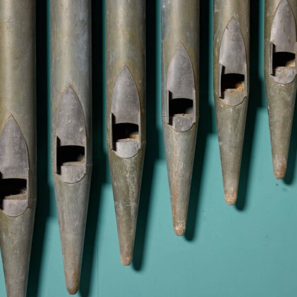 Set of 12 Antique Organ Pipes
