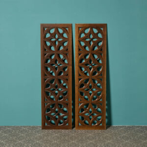 Antique Carved Oak Church Panels