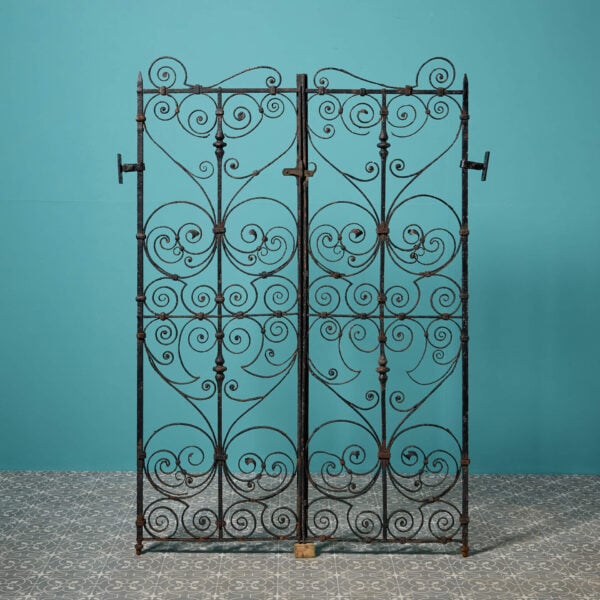 Set of Rare Georgian Wrought Iron Pedestrian Gates