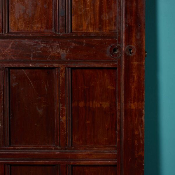 Large Antique 12 Panel Mahogany Internal Door