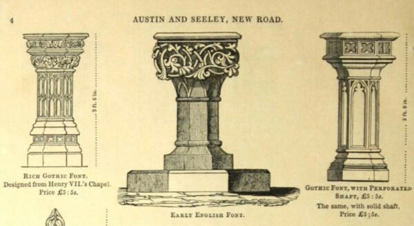 Austin & Seeley Gothic Style Armillary Sundial