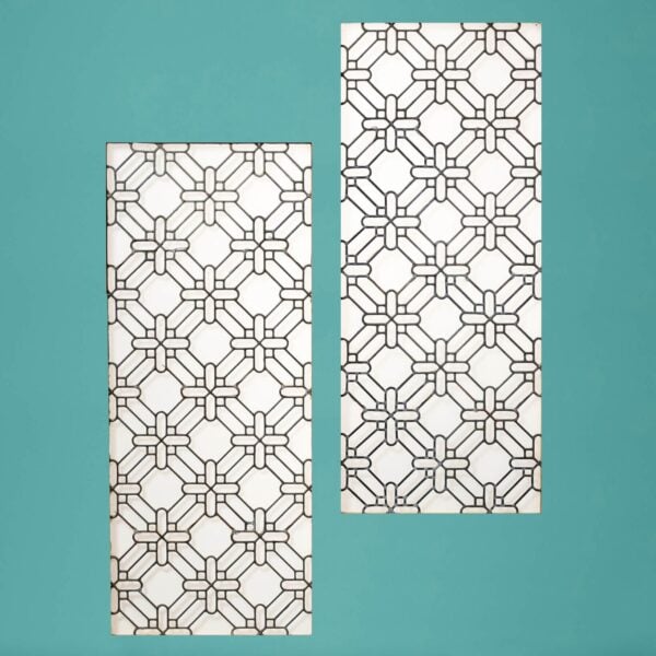 Set of 2 Reclaimed Astral Glazed Windows