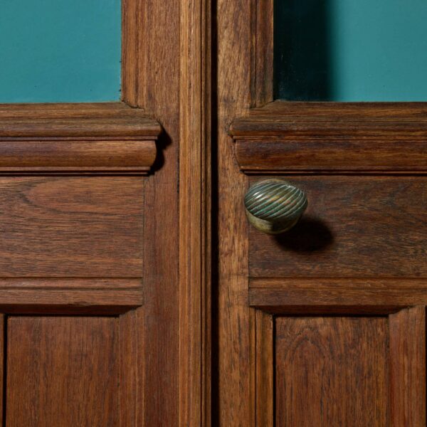 Set of Tall Edwardian Teak Glazed Doors