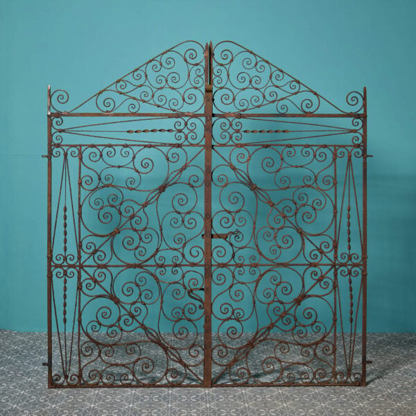 Victorian Wrought Iron English Pedestrian Gates