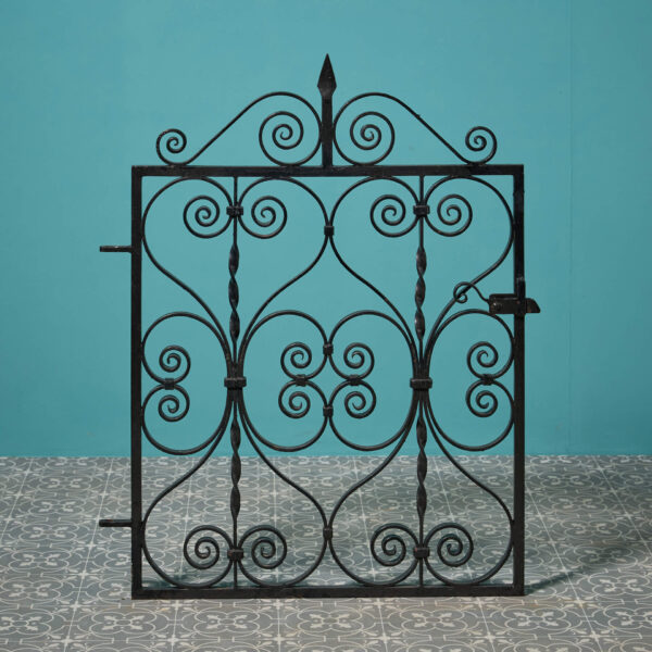 Edwardian Style Pedestrian Gate with Scrolling Pattern