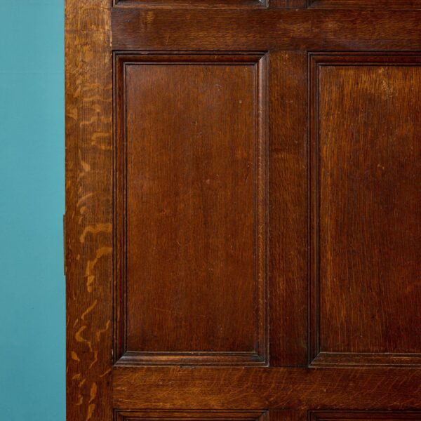 Antique 9 Panel Solid Oak Door
