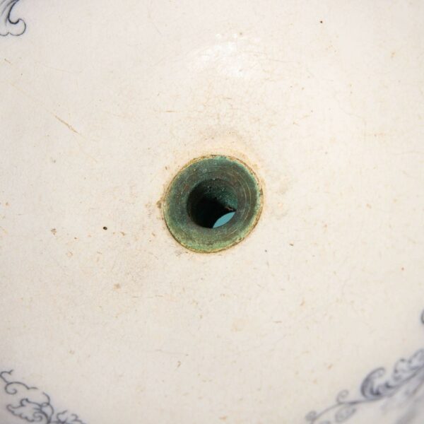 Antique Blue & White Transfer Print Bowl Sink