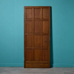 Antique English Oak 12 Panel Door