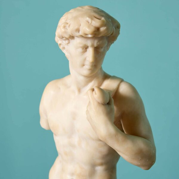 Alabaster Statue of David After the Antique