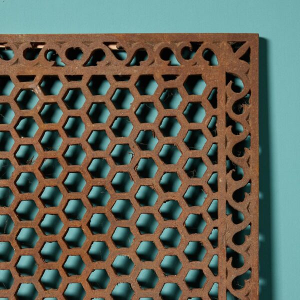 Set of Reclaimed Cast Iron Floor Grids (72 available)