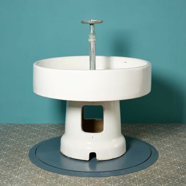 Large Freestanding Circular Sink by Royal Doulton