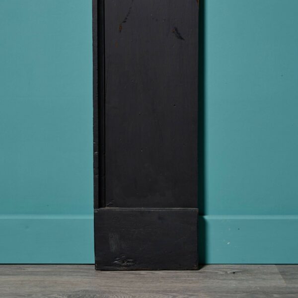 Tall Painted 19th Century Oak Fireplace