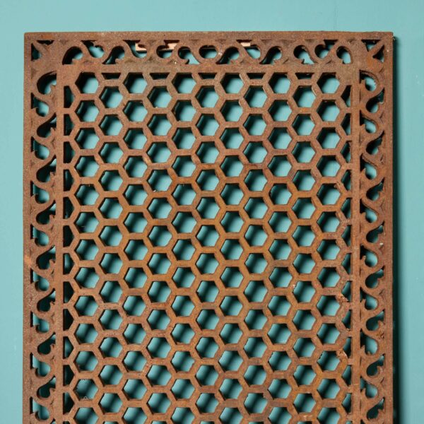 Set of Reclaimed Cast Iron Floor Grids (72 available)