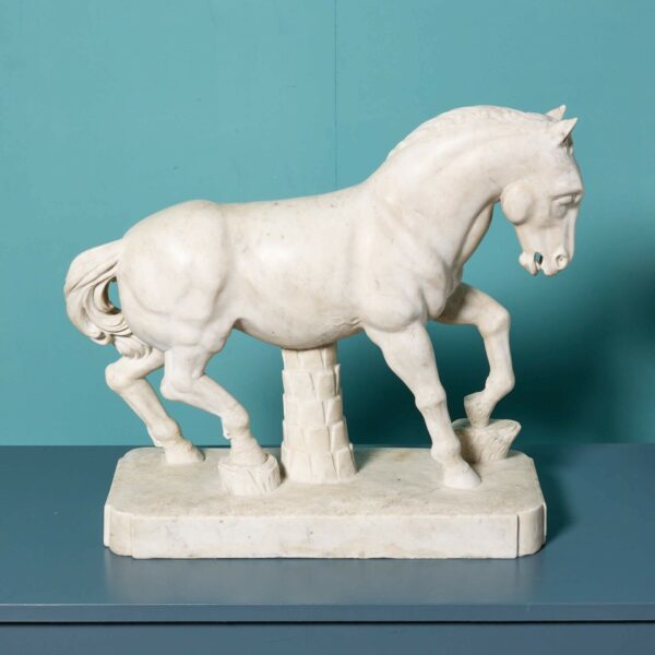 Marble Statue of a Pacing Stallion, After the Antique