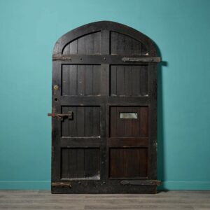 Oversized Antique English Oak Arched Door