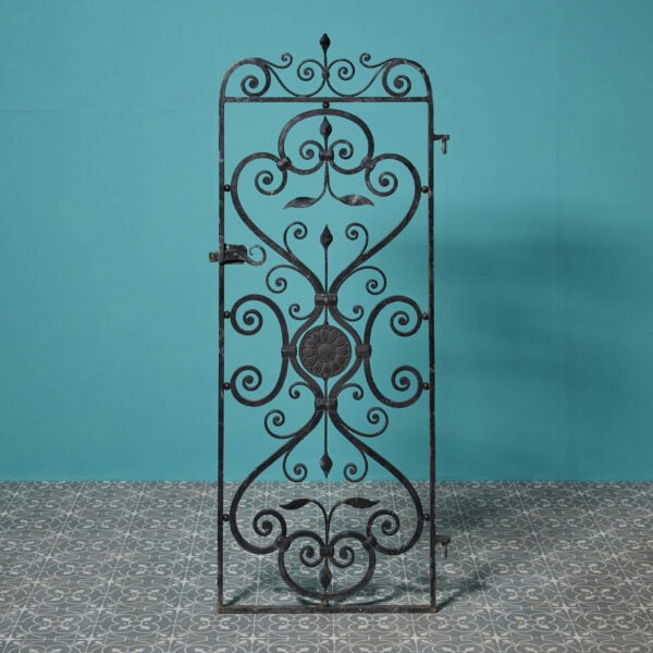 Reclaimed Victorian Style Wrought Iron Pedestrian Gate