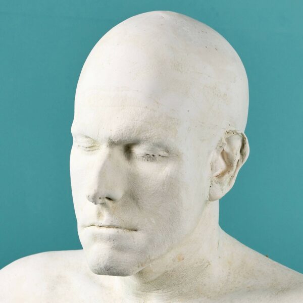 Plaster Life Face Cast of Norman Large Ex. Tucker Collection