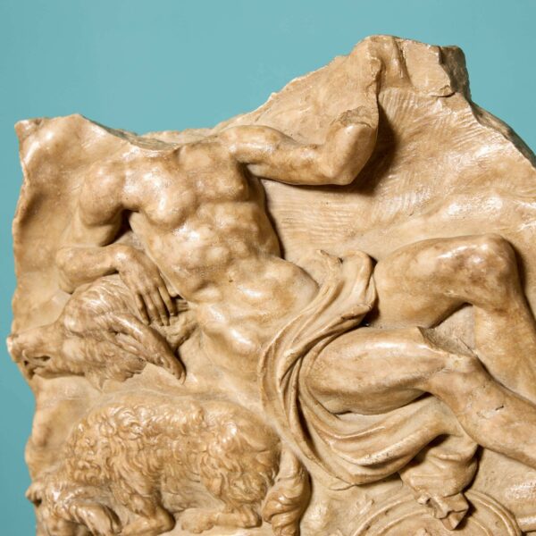 ‘The Calydonian Boar’ 15th Century Italian Marble Fragment