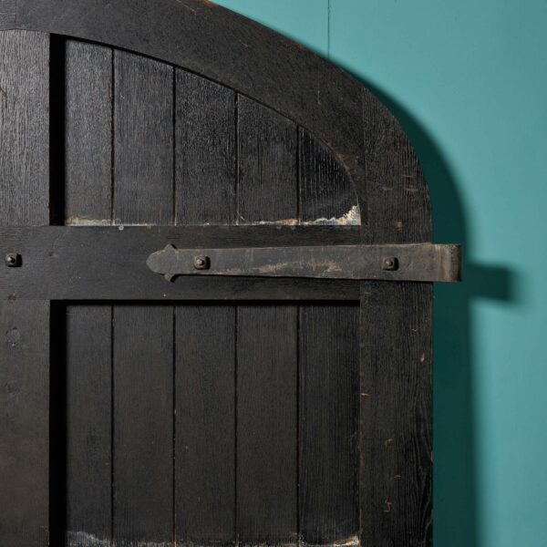 Oversized Antique English Oak Arched Door