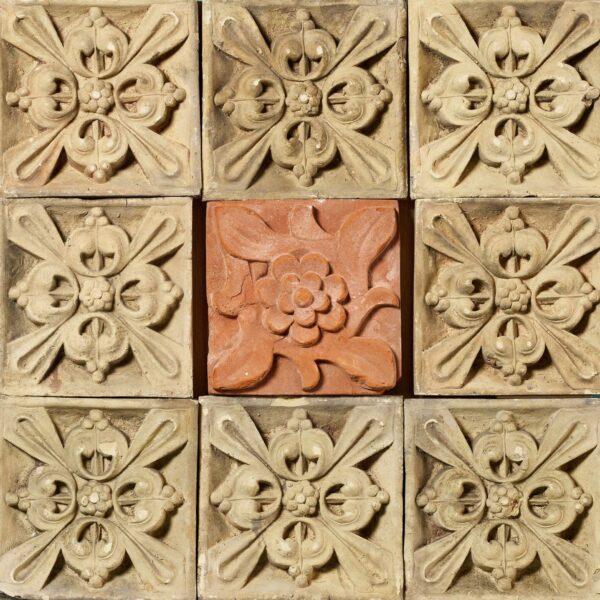 Set of Antique 19th Century Terracotta Plaques