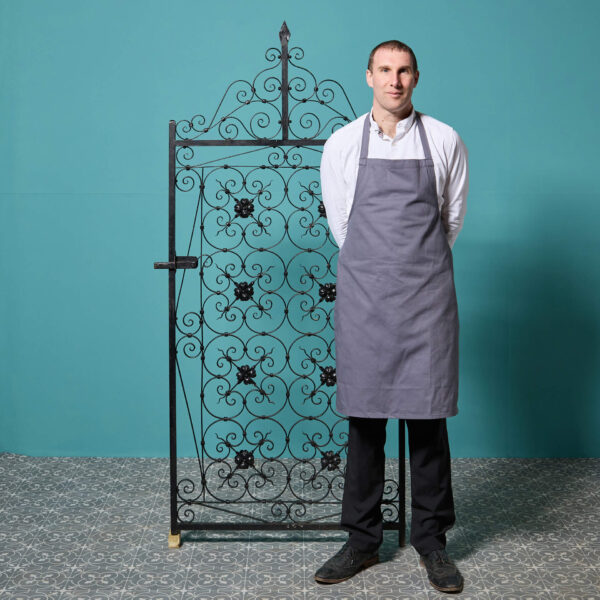 19th Century Antique Wrought Iron Side Gate