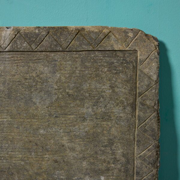 Large Reclaimed Carved Fish Slate Panel