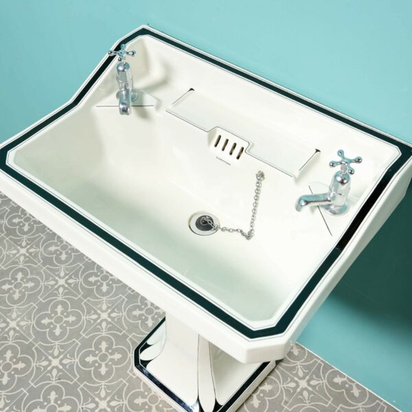 Bristol Superius Reclaimed Art Deco Black & White Sink