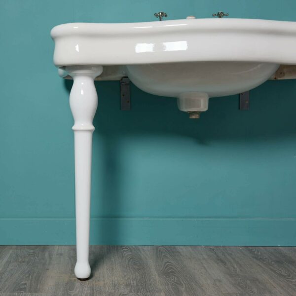 Antique French Jacob Delafon Sink on Legs